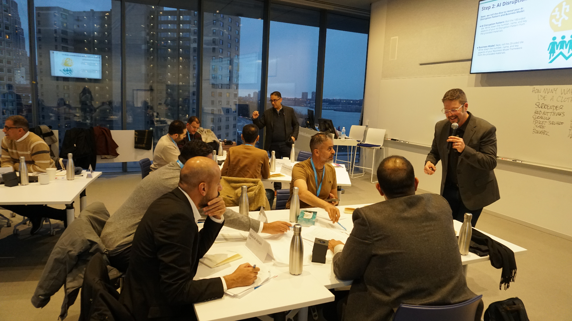 Strategy workshop in progress